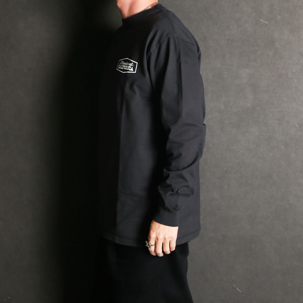 SD Heavyweight Stadium Logo Long Sleeve T - BLACK /  Tシャツ / TSOLB120