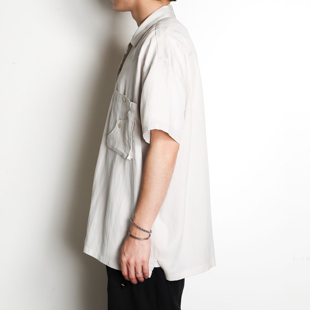 TE TWILL WIDE WESTERN H/S SH / ウエスタンヨーク ワイドシルエットシャツ / 379116