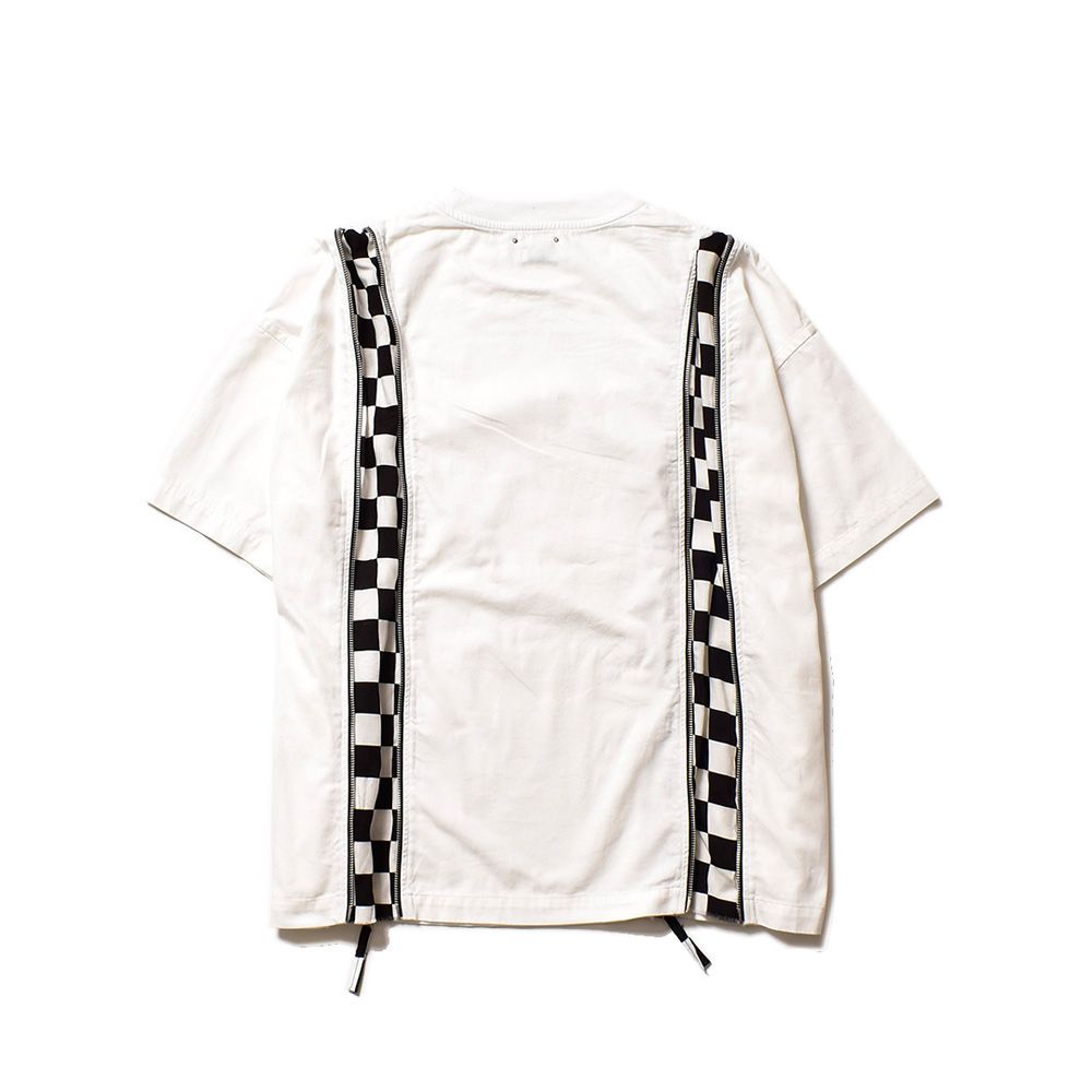 【ラスト1点-サイズ3】 OLD PARK×MINEDENIM / Zip Wide Denim T-SH / MND-23SSOP001-07