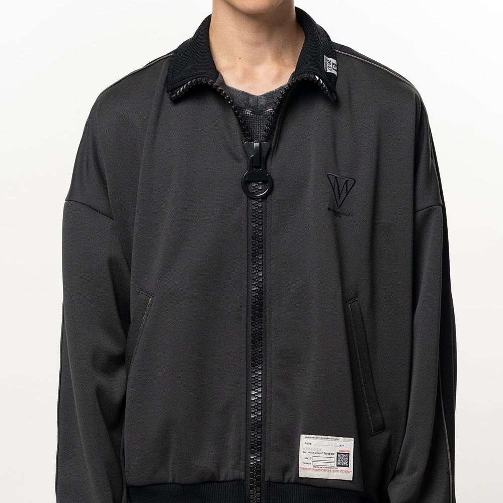 Wide Back Track Jacket - BLACK / ワイドバック トラックジャケット / A17JK561