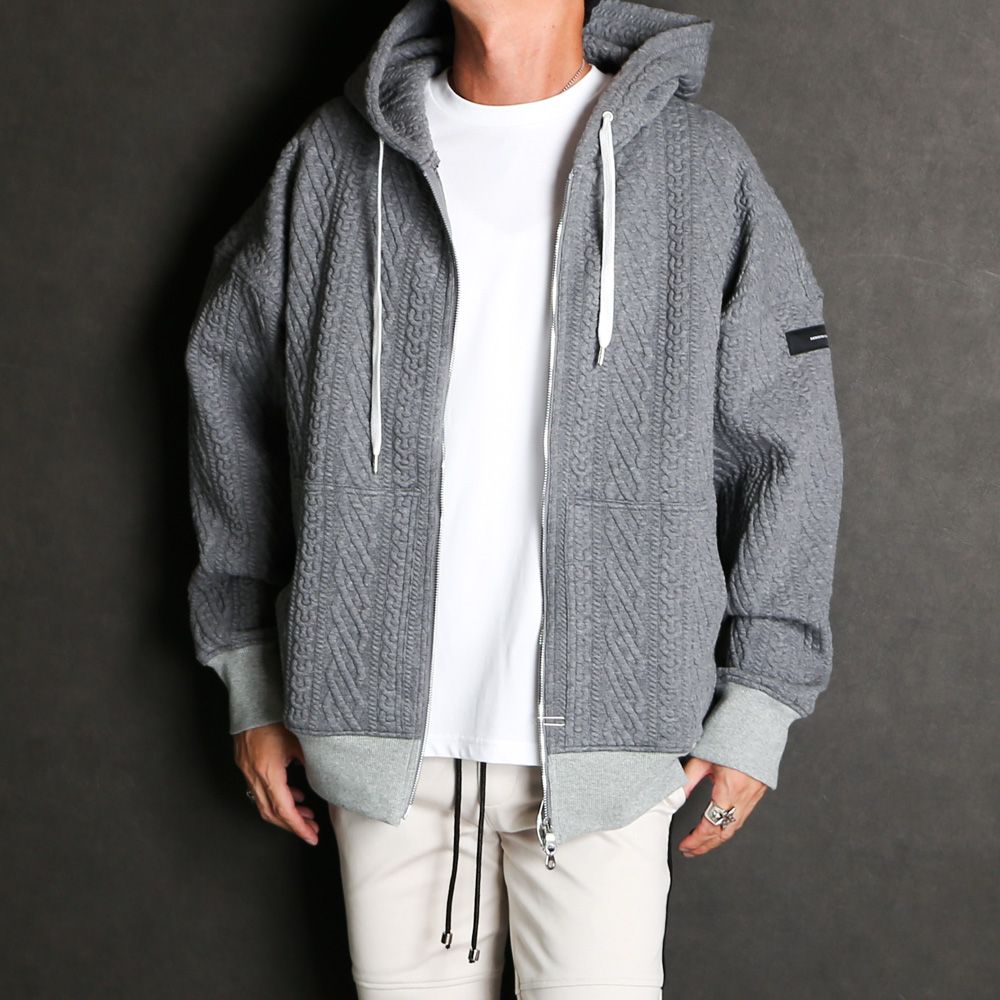 ROPE zip loose hoodie / ジップアップパーカー / RC29-C-004