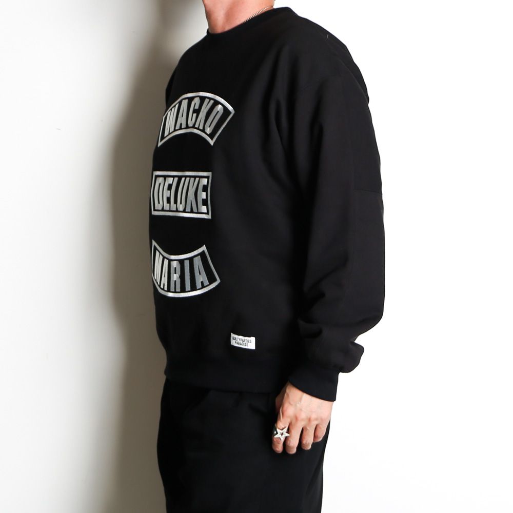 DELUXE - WACKO MARIA × DELUXE / CREW - BLACK / 24SDWM2000 ...