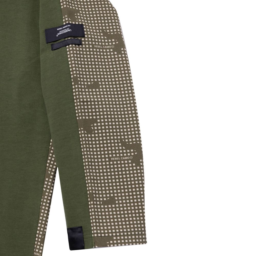 LONG SLEEVE T-SHIRT / REBEL FABRIC by UNDERCOVER / 2212-CS13-018 peg