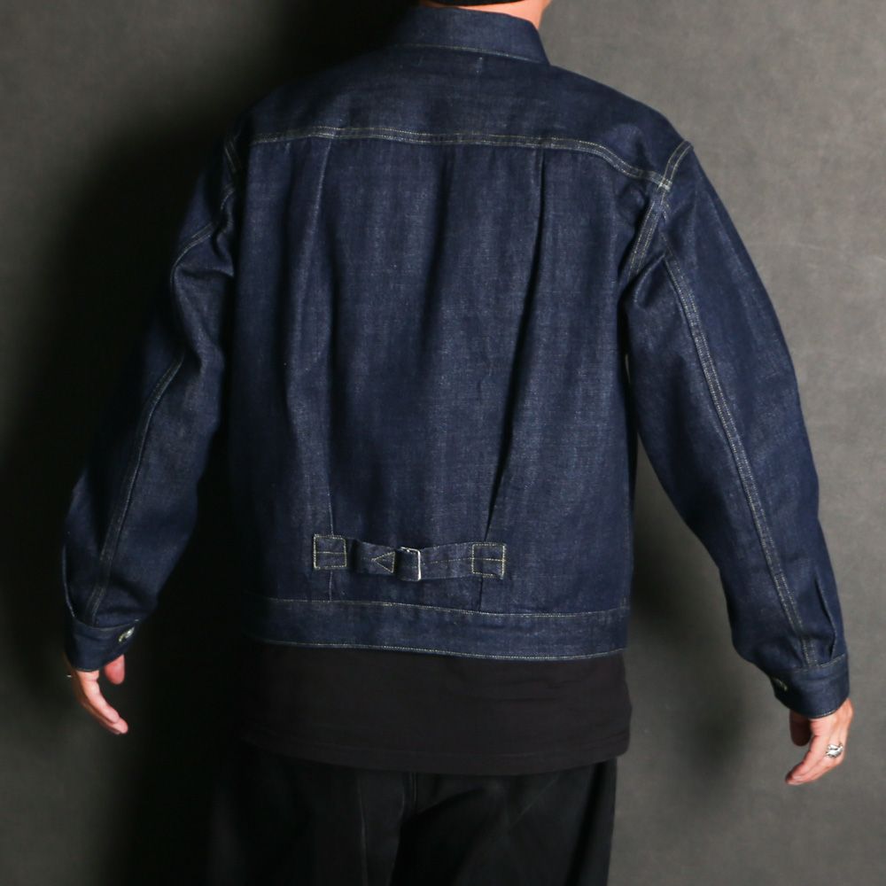 Type-1 Denim Jacket - Indigo O.W / オーガニックコットン 13.5oz セルビッチデニム - TYPE-1 デニムジャケット / M26C07BL01C