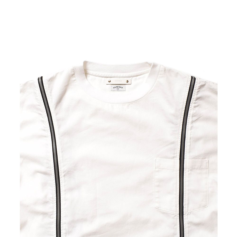 【ラスト1点-サイズ3】 OLD PARK×MINEDENIM / Zip Wide Denim T-SH / MND-23SSOP001-07