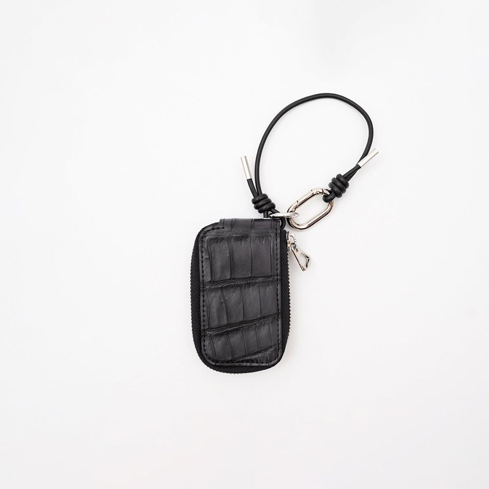 CRISTY SMART KEY CASE / CROCO / BLACK / ITTI-WLT-030-CRC