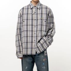 Check Long Sleeve Shirt - Black / チェック ロングスリーブ シャツ / J17SH186