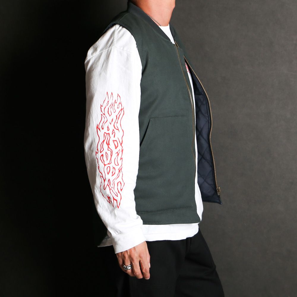 HideandSeek - 【ラスト1点-サイズL】 Work Zip Vest(24aw