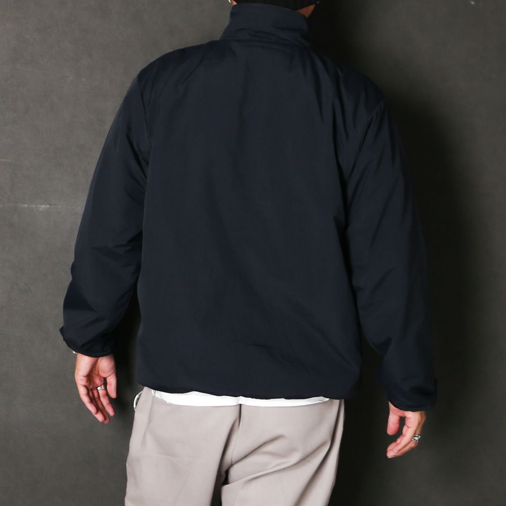 SD Shelled Fleece Jacket - Black / ナイロンフリースジャケット / OUNLE280