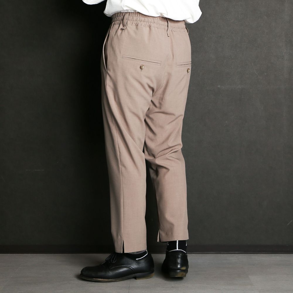 REFLAX WEATHER CLOTH PT / サイドスリット テーパードパンツ / 479102
