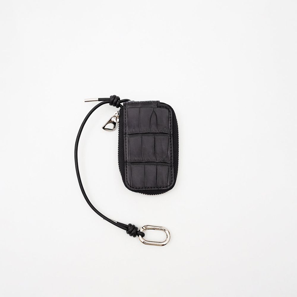 CRISTY SMART KEY CASE / CROCO / BLACK / ITTI-WLT-030-CRC