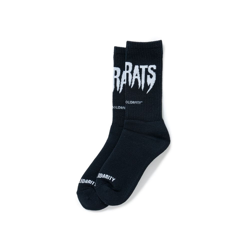 PILE SOCKS "THE RATS" / ジャガードロゴ ソックス / 25'RA-0216