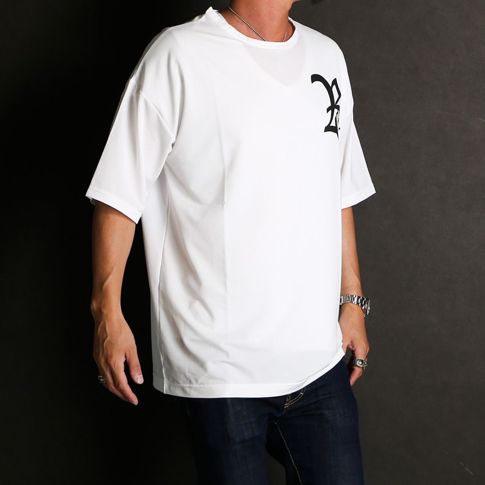 RC ROGO MESHLOOSE TEE / ドロップショルダー メッシュTシャツ / RC28-T-004