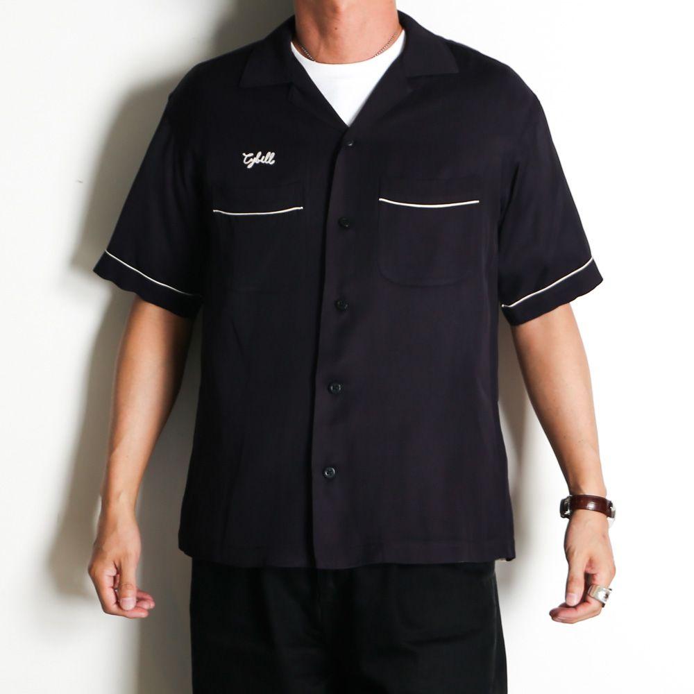 B.H.All Stars Rayon Bowling SH - BLK / 2604-5001