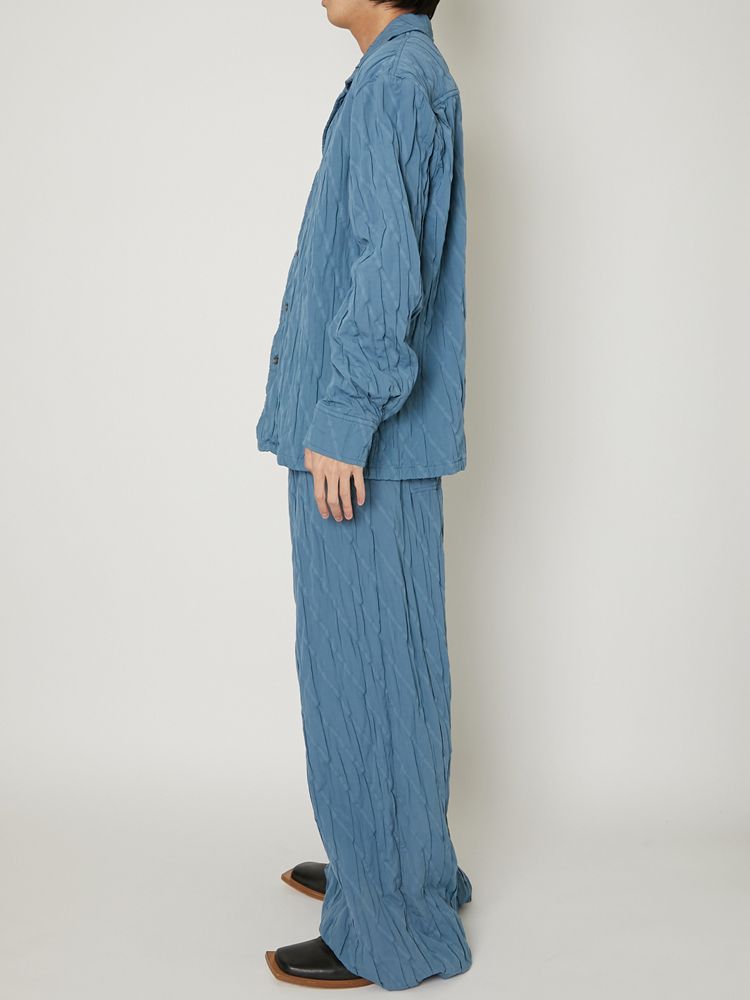 "COTTON PLEATS" SHIRTS / オープンカラーシャツ / TA23AW-SH024