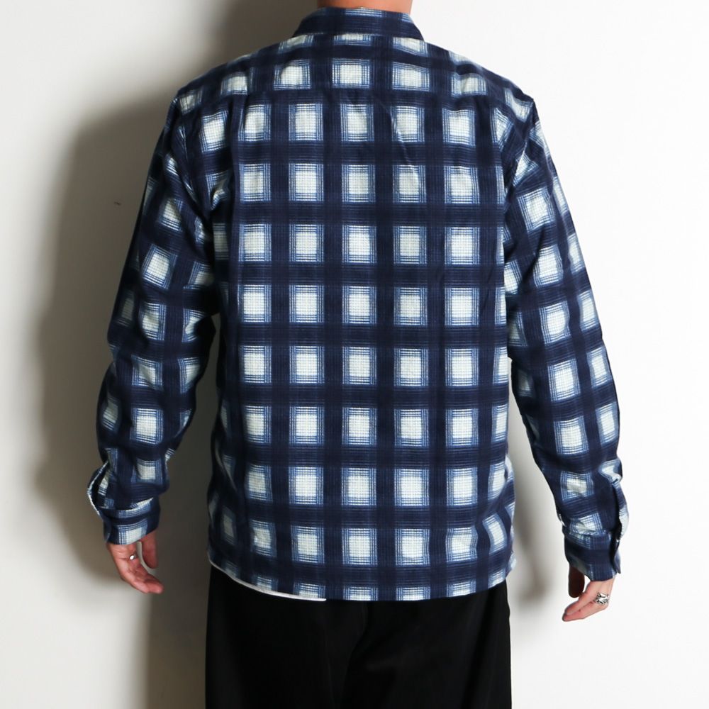 SD Print Flannel Check Shirt / フランネルシャツ / SHOLC300