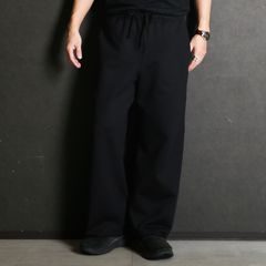 GYM PANTS - BLACK / オーガニックコットンヘビー吊裏毛 - ジムパンツ / A26A09PT01C