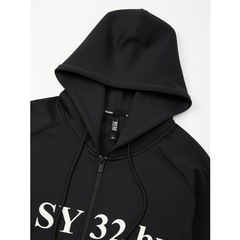 DOUBLEKNIT SEPARATE GRAPHIC ZIP HOODIE / ジップアップ パーカー / 15515
