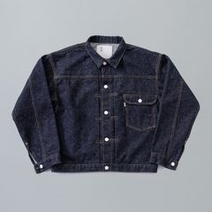 #001 T-BACK DENIM JACKET ONE-WASHED / JK-YY-0001