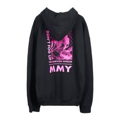 【ラスト1点-サイズ46】 MASSES × Maison MIHARA YASUHIRO / DON'T FOG UP PRINT HOODIE - BLACK / プルオーバー パーカー / C15HD043