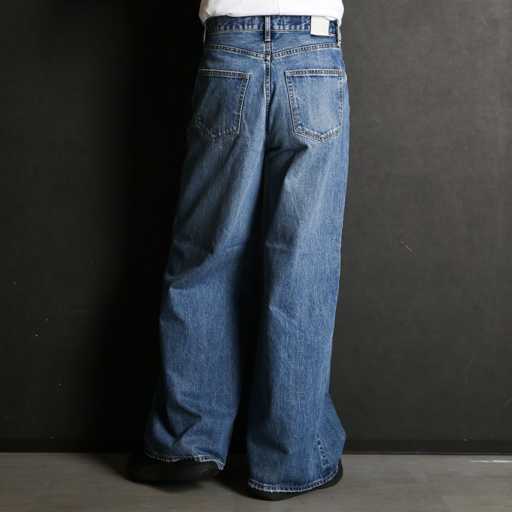 ×HAGUN / WIDE PIPE DENIM PANTS - BLUE / バギーシルエット デニムパンツ / VTM-25-P-103
