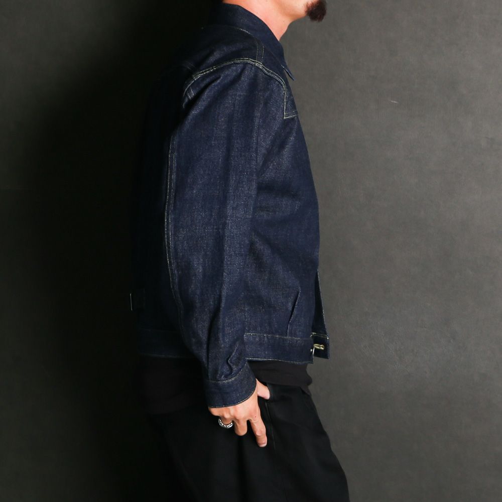 Type-1 Denim Jacket - Indigo O.W / オーガニックコットン 13.5oz セルビッチデニム - TYPE-1 デニムジャケット / M26C07BL01C