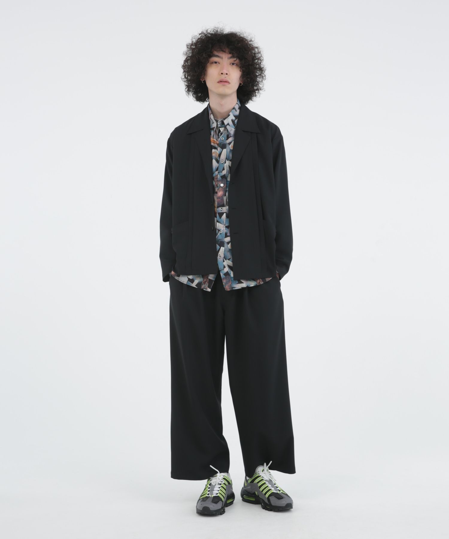 WORSTED WOOL-LIKE TWILL JK / シャツジャケット / 378205