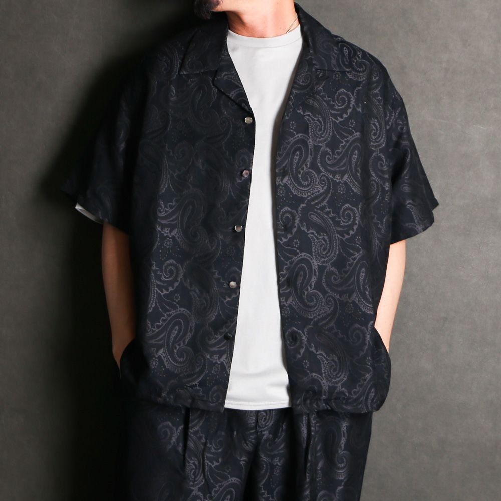 Aloha shirt - Paisley jacquard / アロハシャツ - ペイズリー ジャガード / SN-557