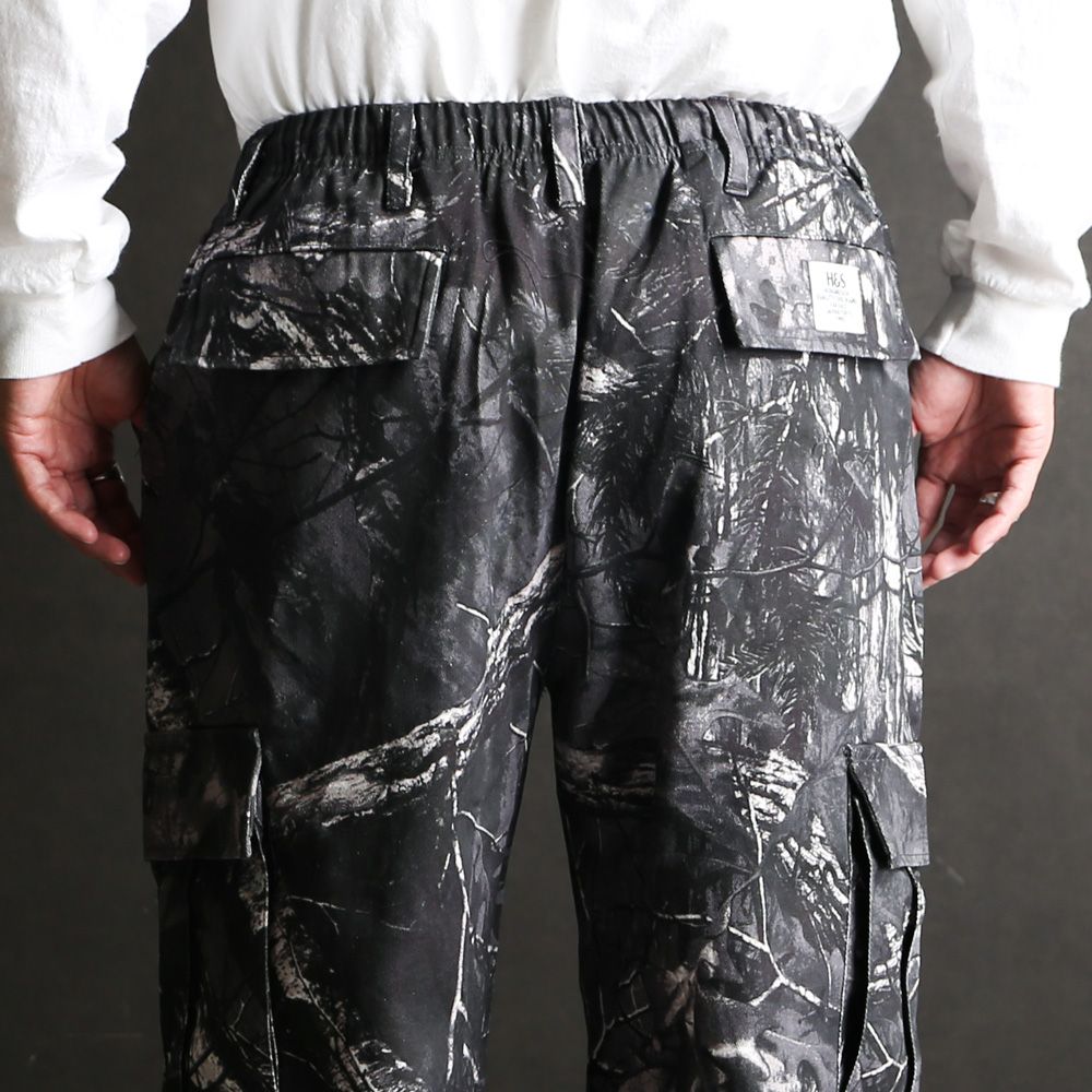 6P Camo Track Pant - BLK Camo / トラックパンツ / HP-101125