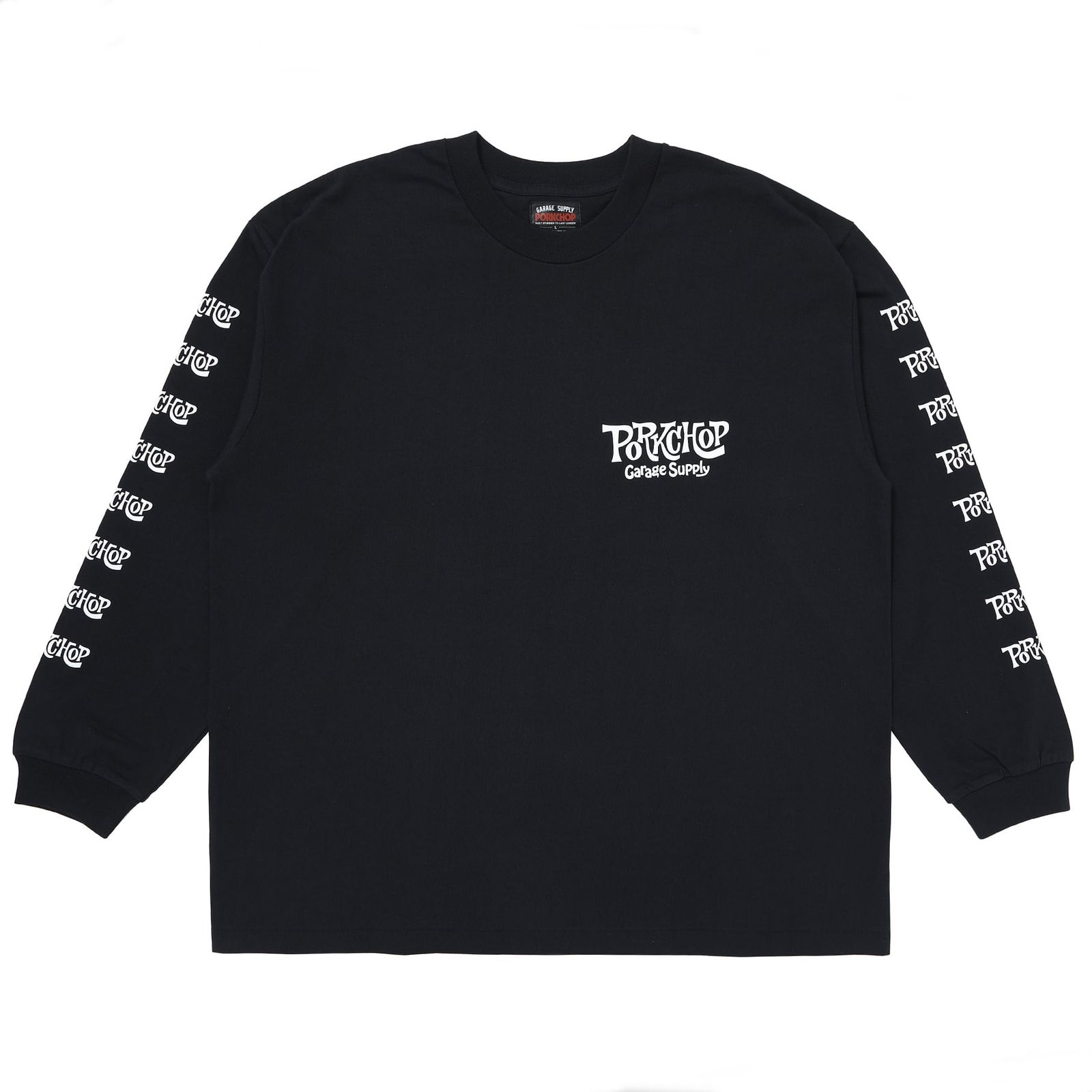 SC LOGO L/S TEE - BLACK / ロングスリーブTシャツ
