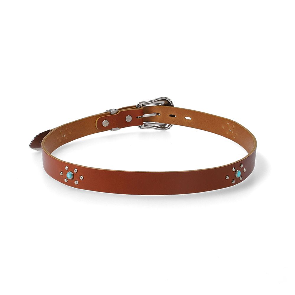 SD Belt #Western B Turquoise 1.00 - Light Brown / ベルト / BLZBE580