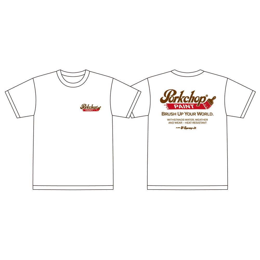 PCP LOGO TEE - WHITE / ショートスリーブTシャツ