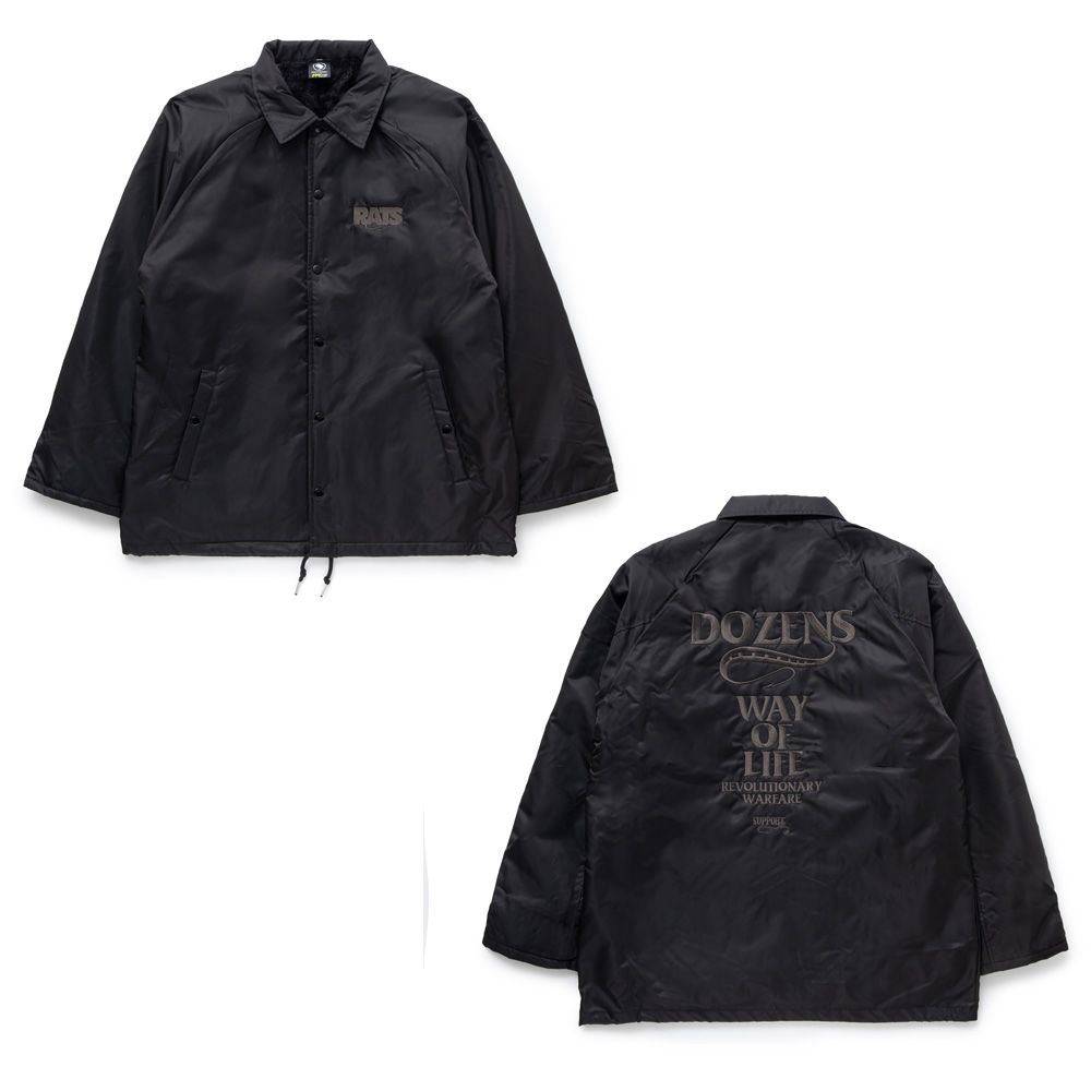 新品未使用XL RATS BOA COACH JKT WAY OF LIFE チャコール