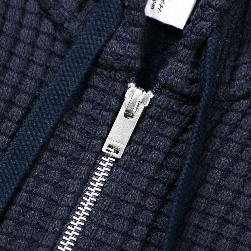 BIG WAFFLE Hoodie / ビッグワッフル ジップアップパーカー / MSEA21S0846-M