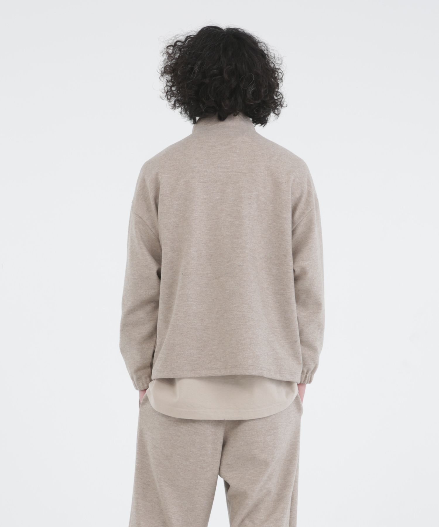 シュライページ Iroquois - DOUBLE FACE JERSEY HALF ZIP / ハーフジップ プル