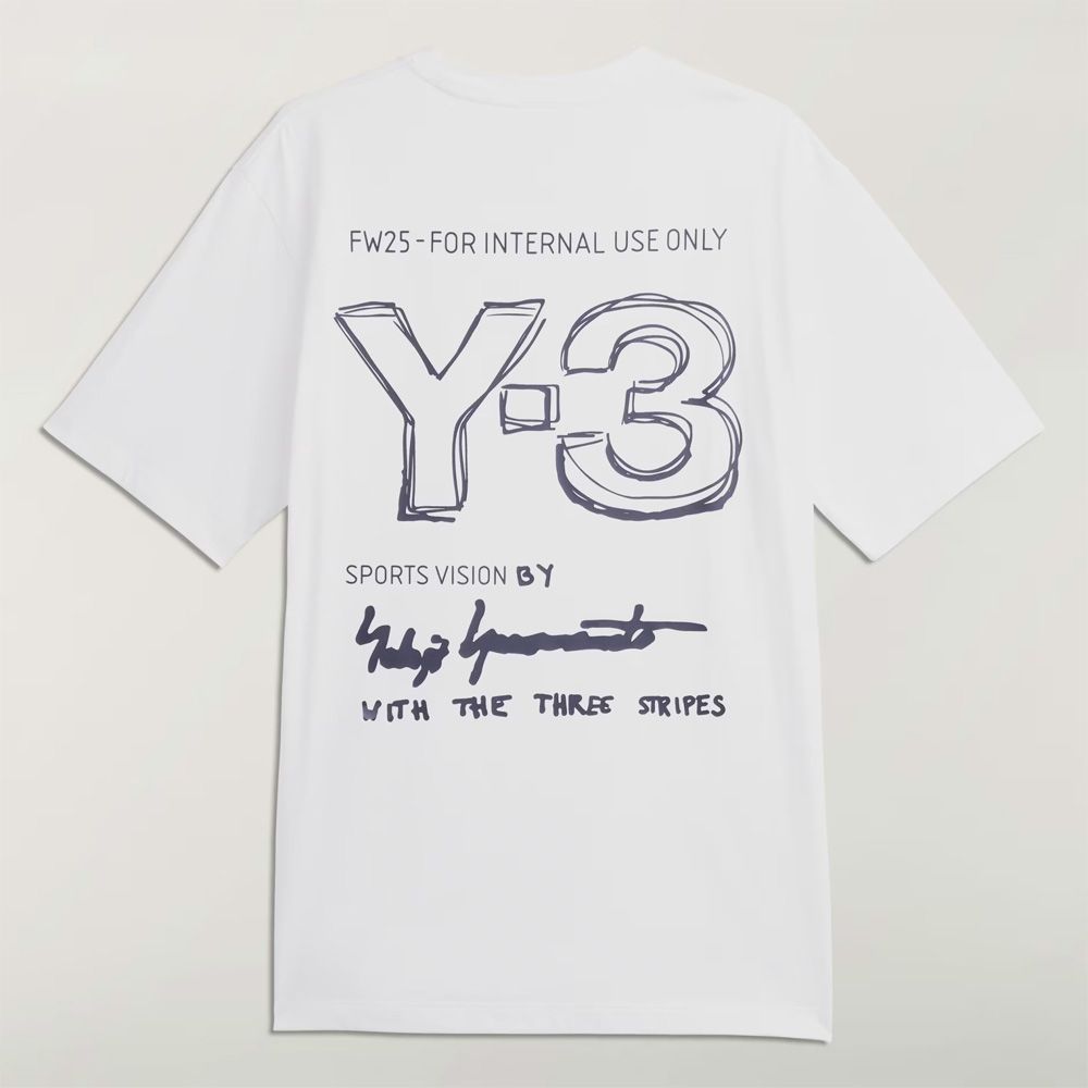 Tシャツ・カットソー Y-3 TOP (KB2607 COREWHITE) Clothing - Y-3 Short Sleeve Tee - White | adidas Oman