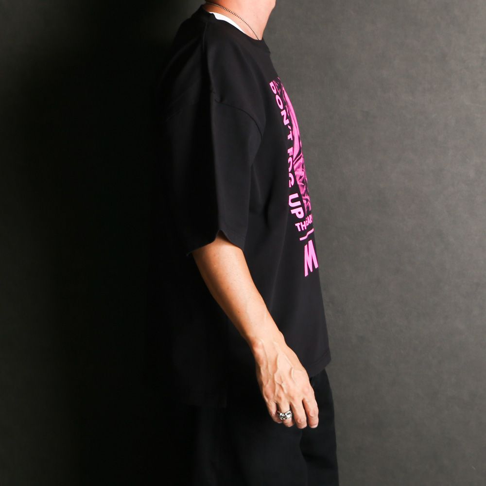 MASSES × Maison MIHARA YASUHIRO / DON'T FOG UP PRINT T-SHIRTS MMY - BLACK / Tシャツ / C15TS044