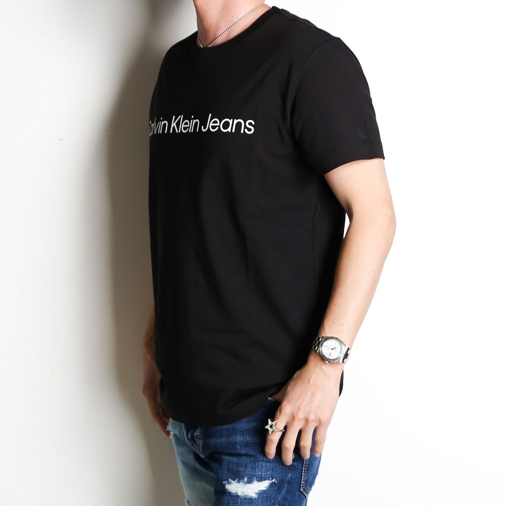 A- SS REG INSTIT LOGO TEE - BLACK / Tシャツ / J321612