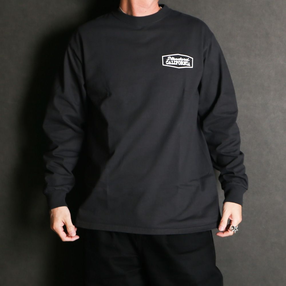 SD Heavyweight Stadium Logo Long Sleeve T - BLACK /  Tシャツ / TSOLB120