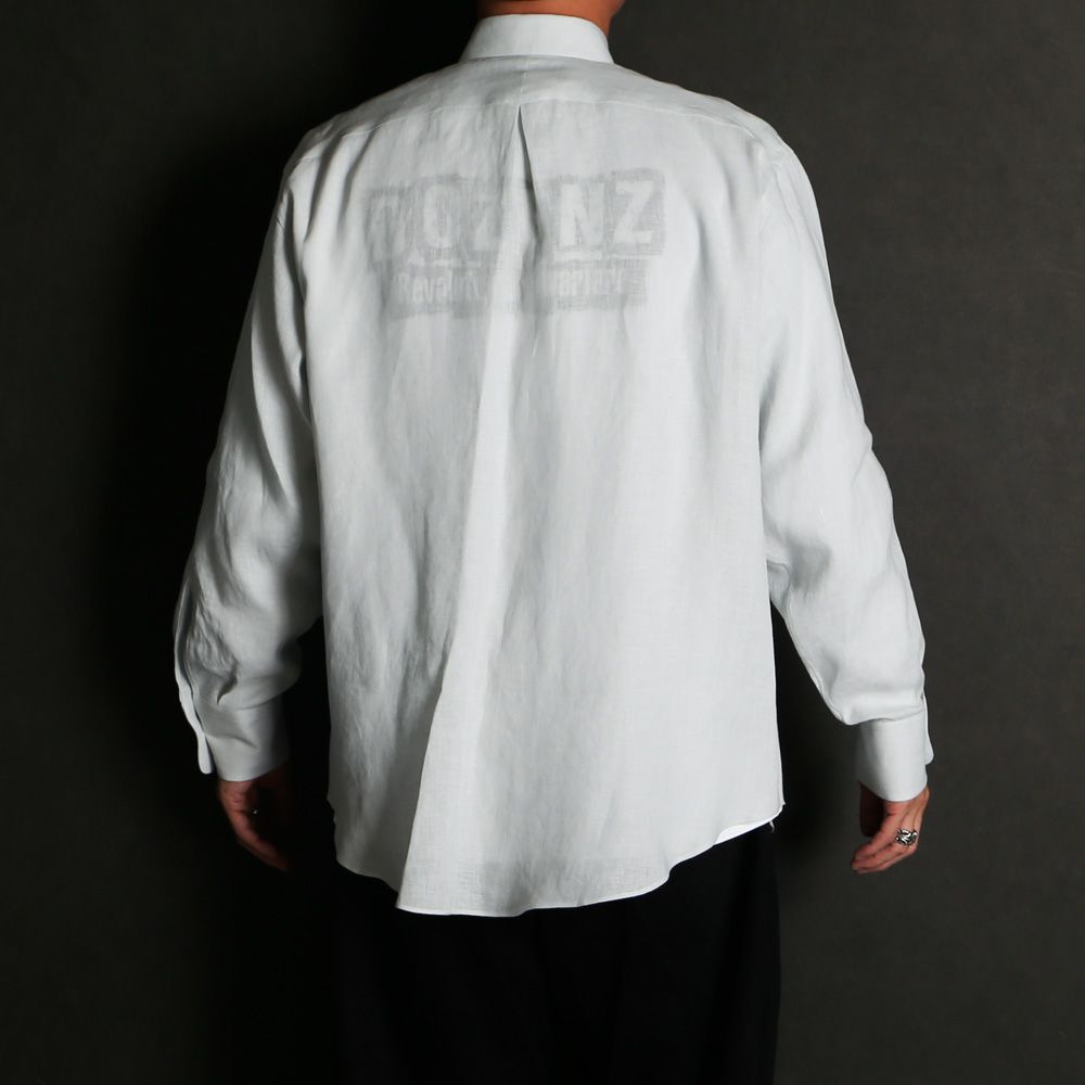 COMFORT FIT SHIRT - ICE / ヘンプ細布 - コンフォートフィットシャツ / A26A22SH01C