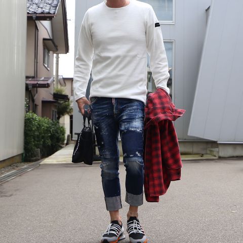 【MINEDENIM】【RESOUND CLOTHING】【DSQUARED2】【W6YZ】コーディネート