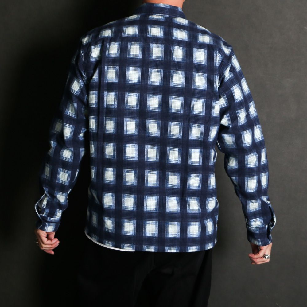 SD Print Flannel Check Shirt / フランネルシャツ / SHOLC300