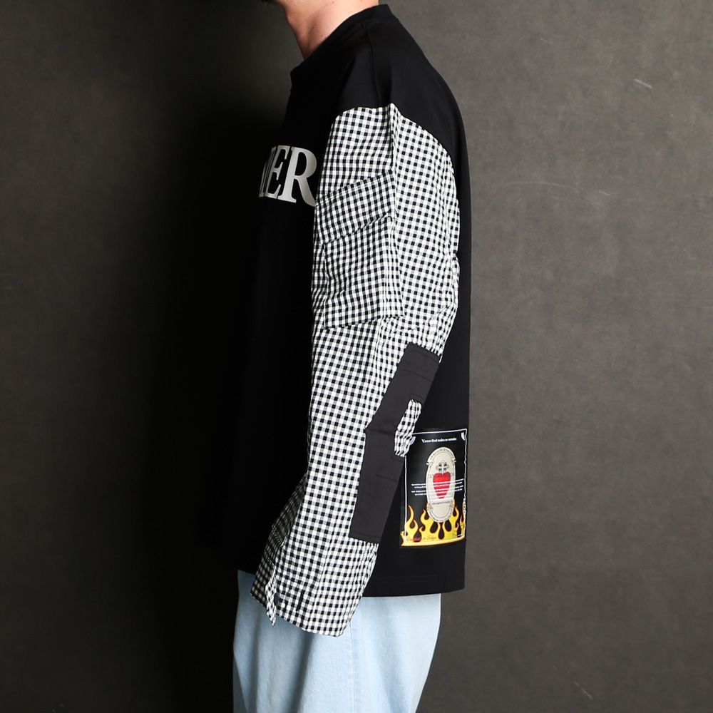 GINGHAM LONG TEE / GY-TO-4225