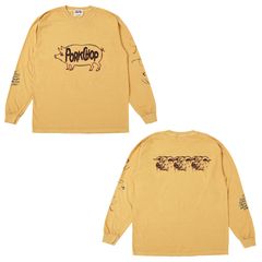 SCUM PORK L/S TEE - MUSTARD / ロングスリーブTシャツ