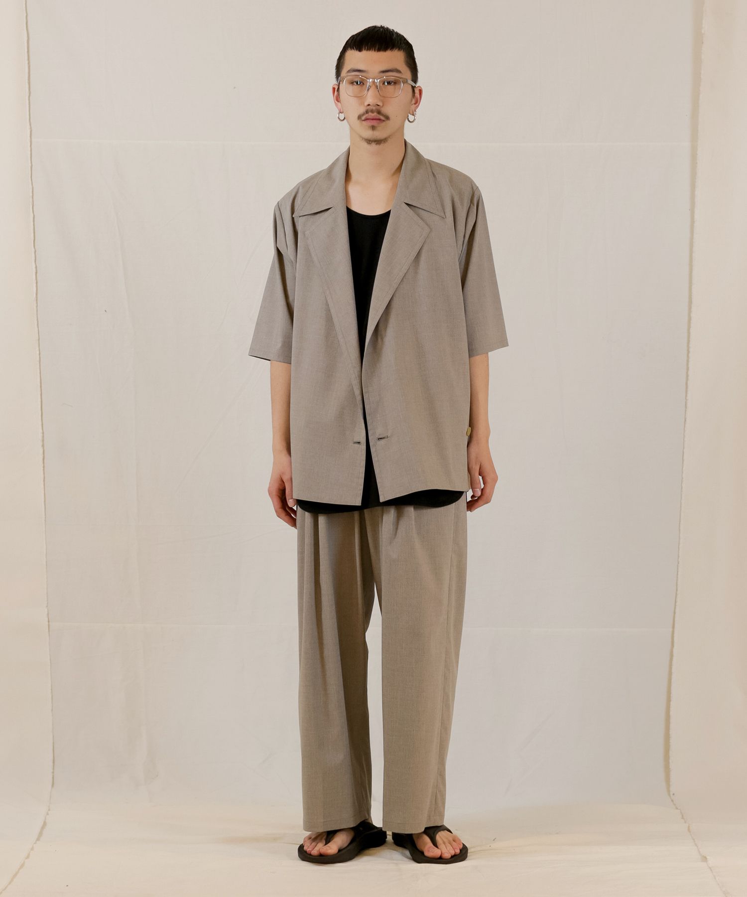 T/R SZ 2TUCK WIDE PT / 2タックワイドパンツ / 479116
