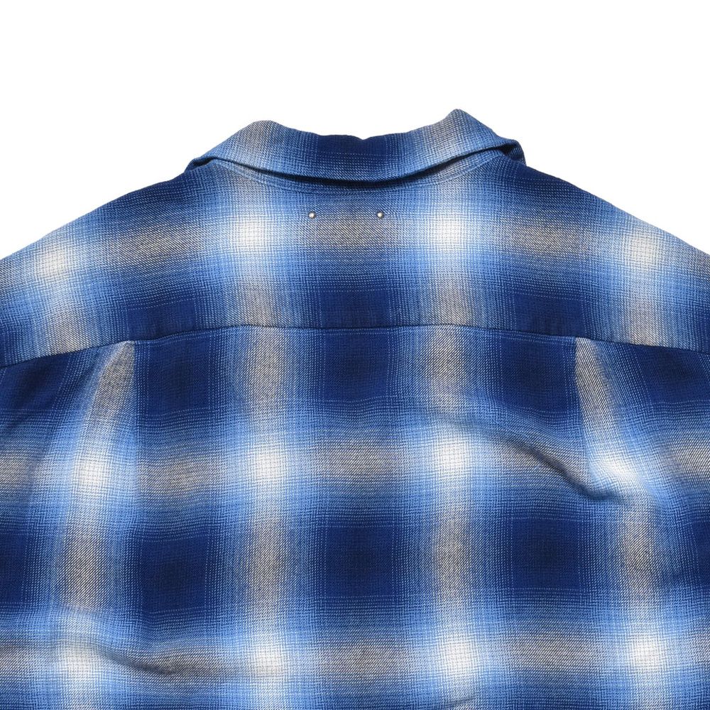 R.Flannel Ombre Open Collar SH - BPT / 2604-5002