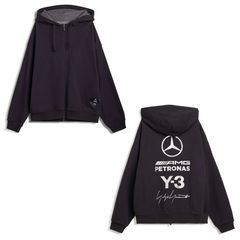 U F1 ZIP HOODIE - BLACK / ジップアップ パーカー / KR2242