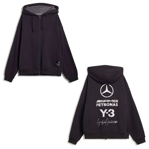U F1 ZIP HOODIE - BLACK / ジップアップ パーカー / KR2242