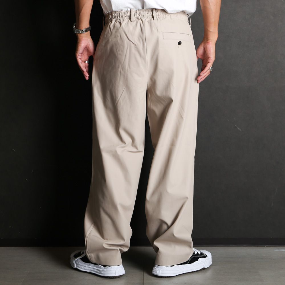 MARKAWARE 24AW ダブルプリーティッドイージーパンツ　ウール MARKAWARE 24AW ダブルプリーティッドイージーパンツ ウール