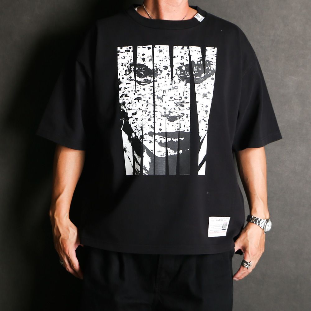 MASSES × Maison MIHARA YASUHIRO / FACE PRINT T-SHIRTS MMY - BLACK / Tシャツ / C15TS042